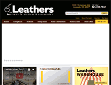 Tablet Screenshot of leathersgallery.com